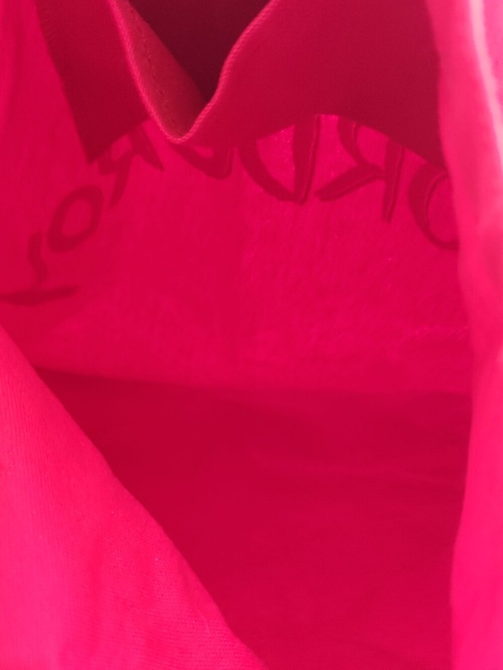 Red Out Of Print Canvas Tote Bag - Picture 4 of 4